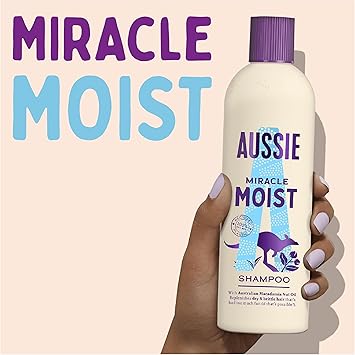 Aussie Miracle Moist Shampoo 300 ml Pack of 6 - Image 2