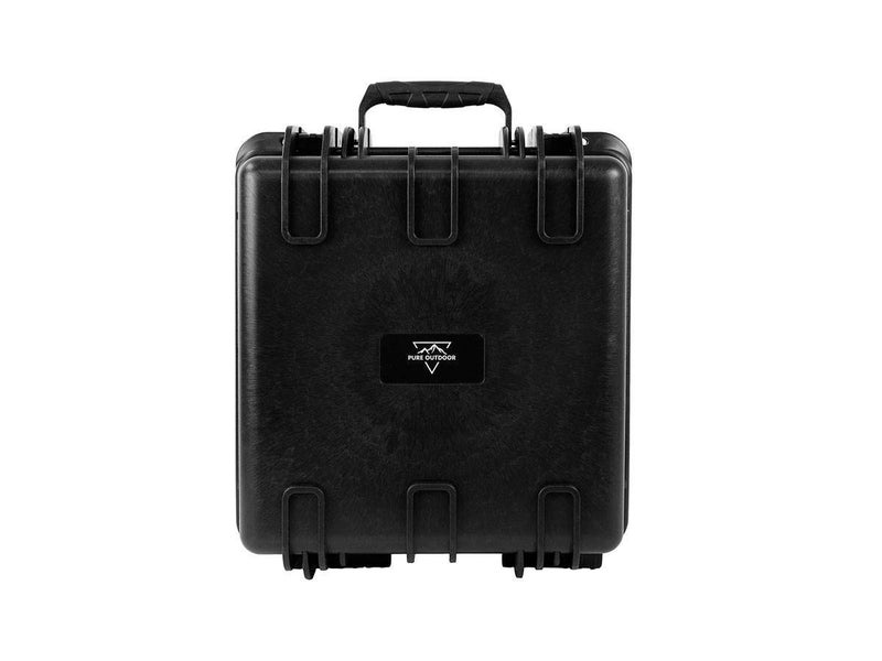 Monoprice Weatherproof/Shockproof Hard Case - IP67 Level dust and Water Protection up to 1 Meter Depth with Customizable Foam, 19" x 16" x 6", Black - Image 1