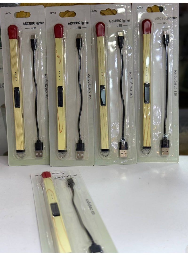 ولاعة كبريت كهربائية عصرية قابلة لإعادة الشحن (USB) - تصميم عود كبريت مبتكر - Image 4