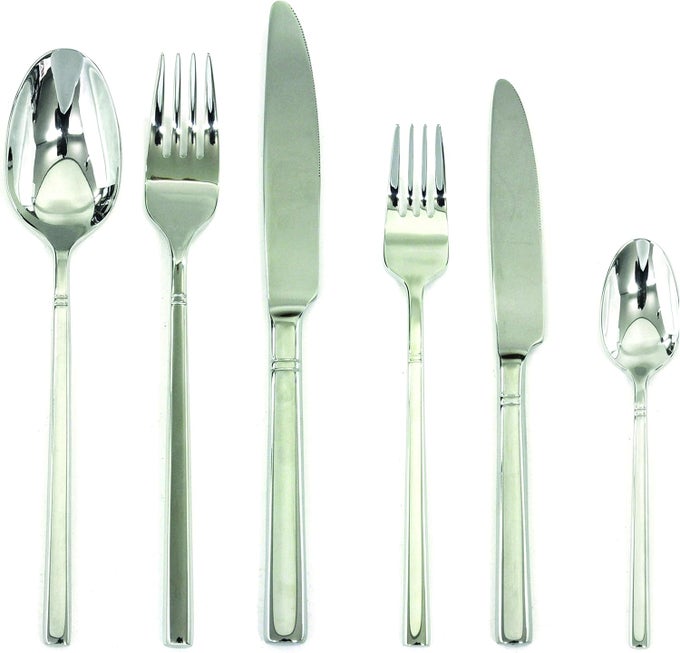 FLATWARE SET METALLIC