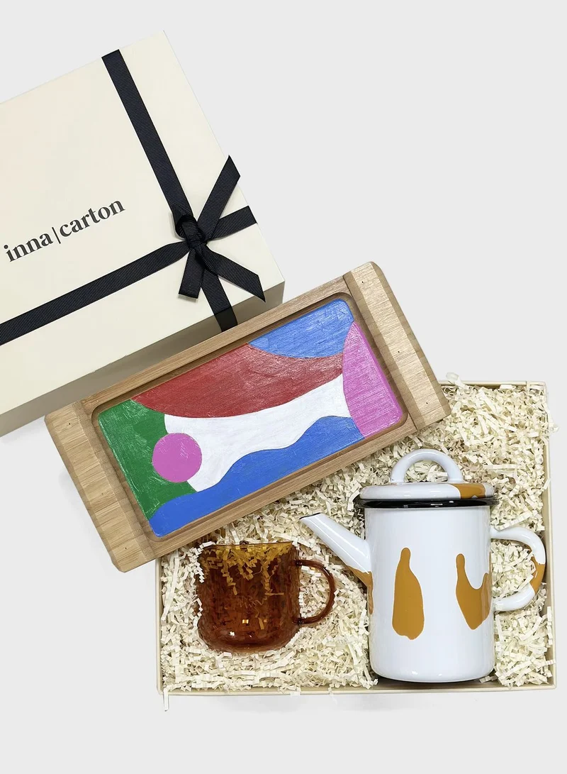 Inna Carton This Gift Carton Includes: A Little Color Yellow T