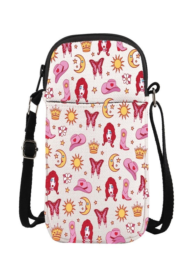 TOBGBE Music Lover Gift Midwest Princess Pink P Club Crossbody Bag Singer Fan Lyrics Music Concert Merch (Boot Crossbody) - Image 1