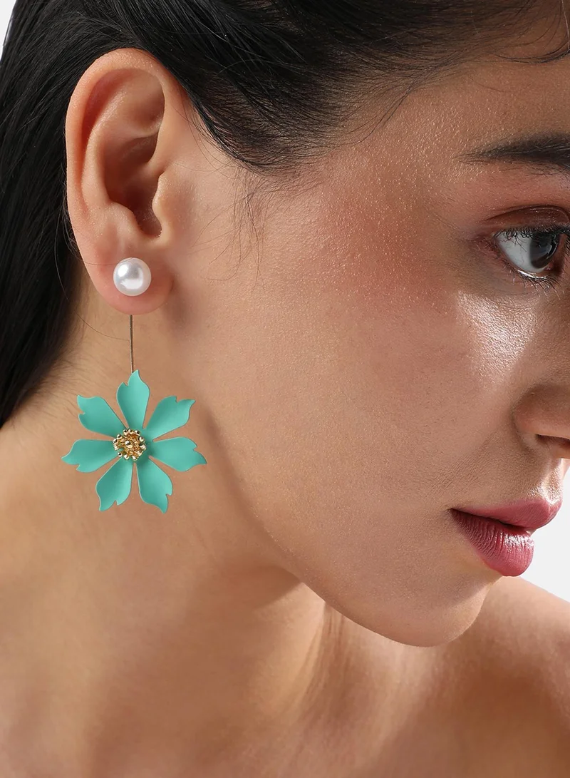 Floral Symphony Artificial Drop Earring Jewellery