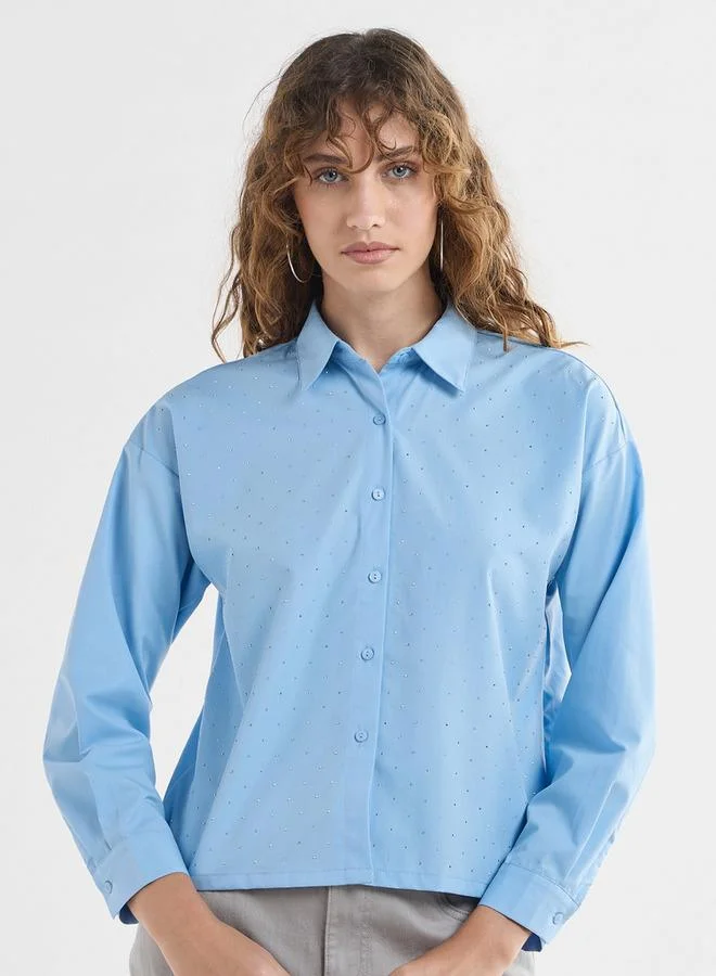 Splash FAV Poplin Hotfix Shirt For Female