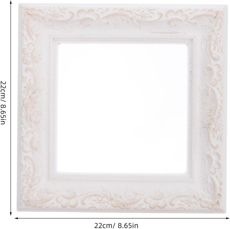Zerodeko Vintage Rustic Wood Picture Frame 8.6 Inch Square 22x22x2.5cm Retro Photo Frame for DIY Display Tabletop Wall Decor - Image 2