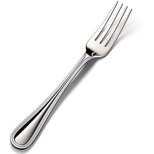 Muncene 18/10 Stainless Steel Dinner Fork, 8-Inch, Set of 12,Heavy Duty and Dishwasher Safe - Image 1