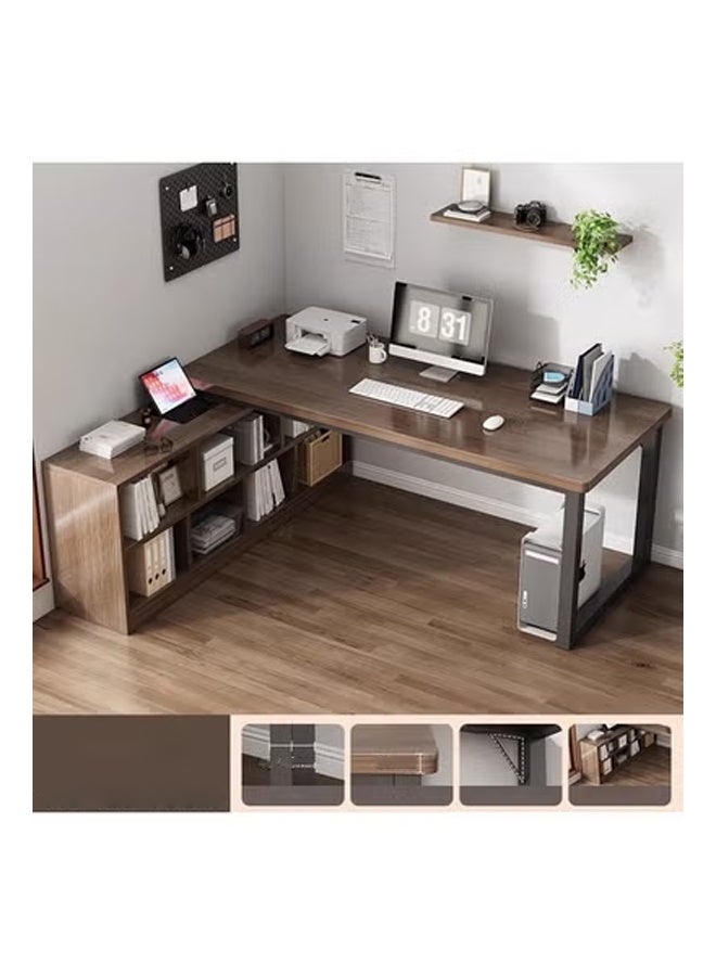 كيكي طاولة كمبيوتر وطاولة متعددة الوظائف للمكتب المنزلي 140*120*75 سم - Image 1