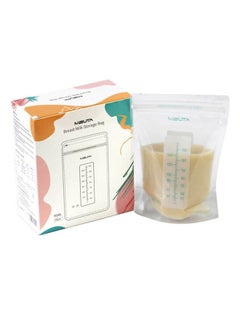 Misuta Breastmilk Storage Bags Breast Milk Storing Bags Pre-Sterilized BPA Free Double Zipper Seal Leak-Proof for Breastfeeding, 150ml/5oz Capacity & 30pcs Pack