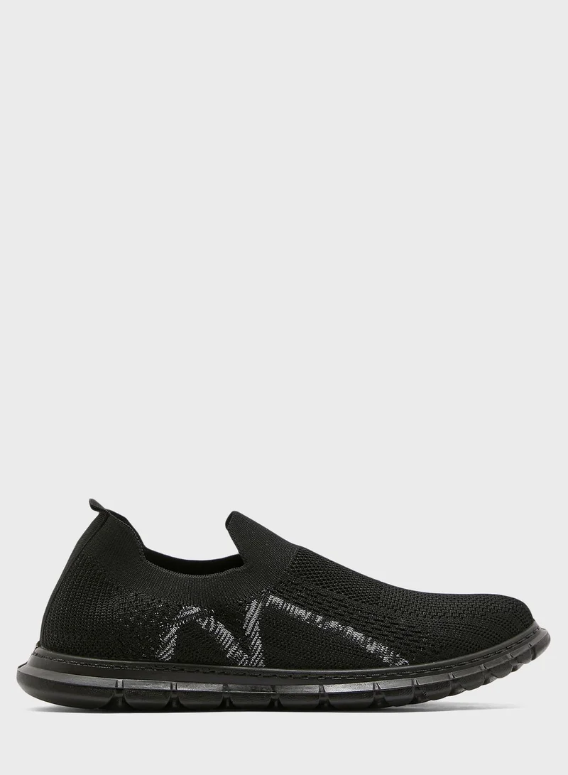 Seventy Five Knitted Casual Slip Ons