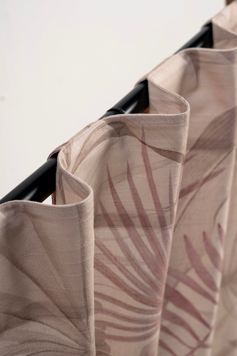 ميزون دي هيرمين Maison D 'Hermine Curtain 100 ٪ Cotton 50 "" X96 "Stretains 1 لوحة سهلة معلقة مع جيب وقضيب لغرف نوم المطبخ والمكاتب - البيج - الربيع/الصيف - Image 4