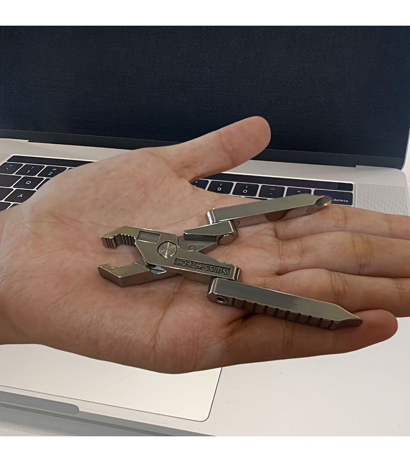 Modern 85mm Folding Multi Tool Pliers for Everyday Repairs Outdoor Emergencies - Image 5
