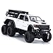 FRJV Pickup Truck Toy 124 Diecast Trucks Mammoth Model Car KitsMetal Toy Truck Suitable for Kids and Car CollectionPull Back Cars with Light and SoundTrucks for Kids Ages 48White - Image 2