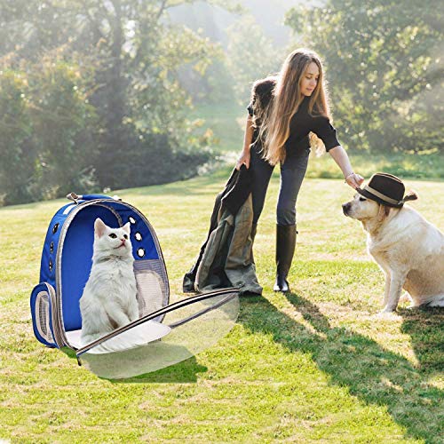 POODLES Cat Backpack Carrier Bubble Bag, Small Dog Backpack Carrier for Small Dogs, Space Capsule Pet Carrier Dog Hiking Backpack Airline Approved Travel Carrier - Image 5