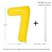 CHANGZHONG 40 In yellow graffiti Number Balloons Helium Foil Mylar Balloon Birthday Party banquet Decoration Digital 7 - Image 4