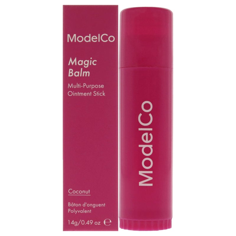 ModelCo Magic Balm Glides On Effortlessly And Absorbs Instantly Locks In Hydration For Hours MultiPurpose Tool Lanolin Enriched Formula NonGreasy NonSticky Formula Coconut 049 Oz
