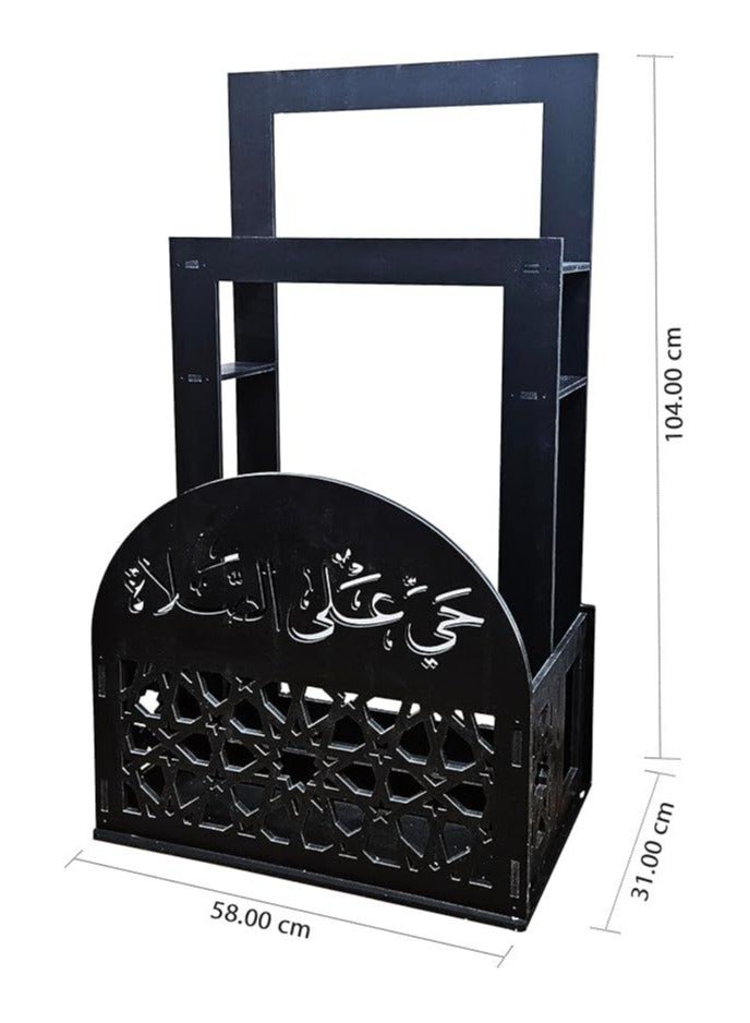 منظم أنيق لزاوية الصلاة في المنزل أو المكتب حامل ديكور لغرفة المعيشة وغرفة النوم - Image 2