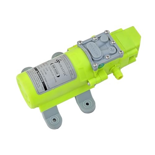 Swastik Water Pump High Pressure 12V Dc Water Pump Battery Sprayer Motor Single High Performance 12V Dc 140 Psi Used In Farm Agriculture Mist Spray, Car Bike Wash, Sanitizing, Ac Cleaning - Image 1