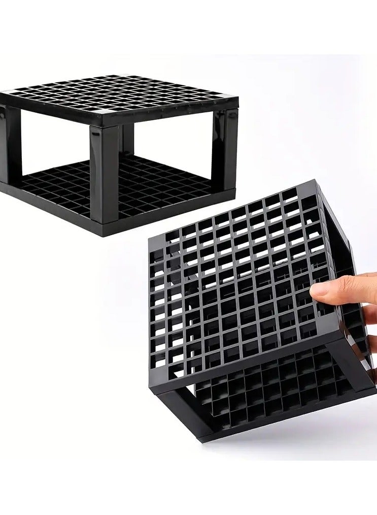 ORiTi 96 Holes Pencil Brush Holder Detachable Pencil Holder Organizer Storage Paint Brushes Markers Rack Black 1 PCS - Image 3