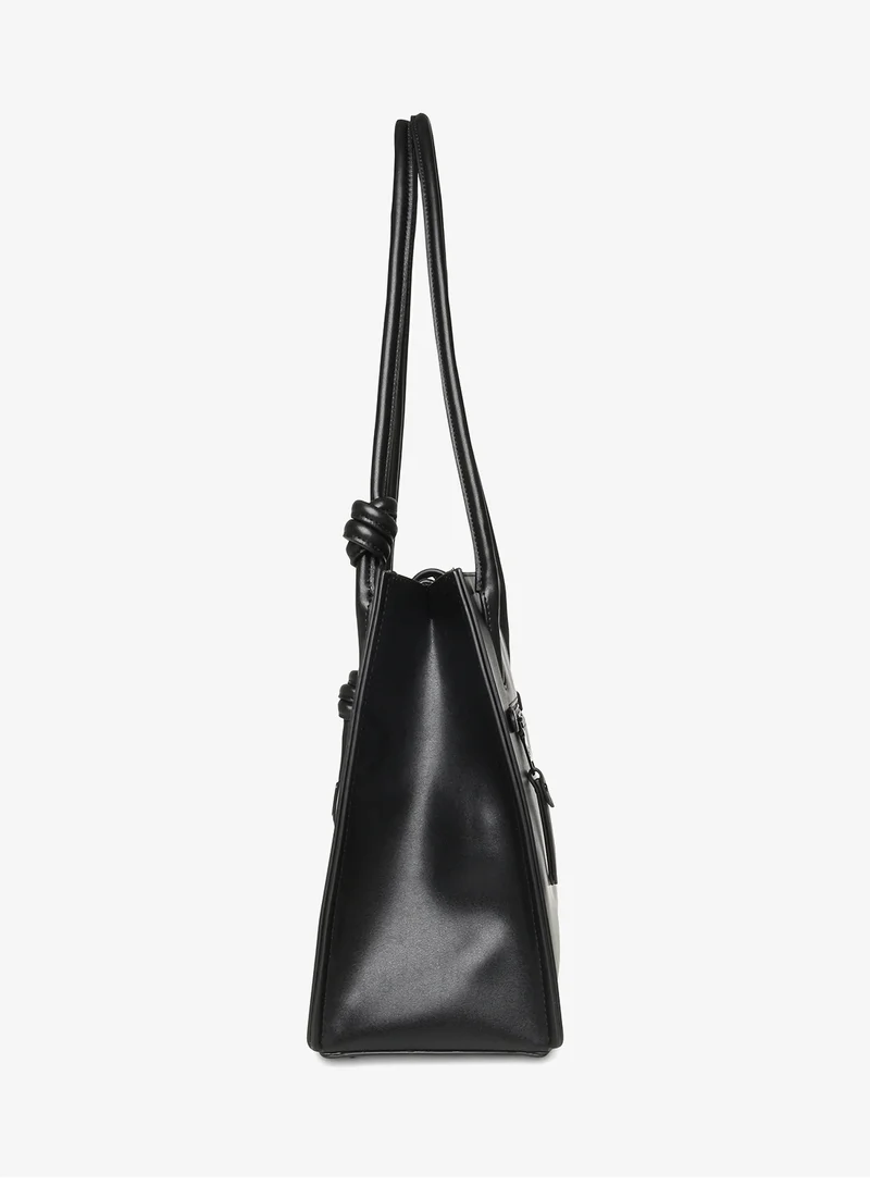 Steve Madden  Bpowers Top Handle Logo Detail Tote for Women | Best Price UAE