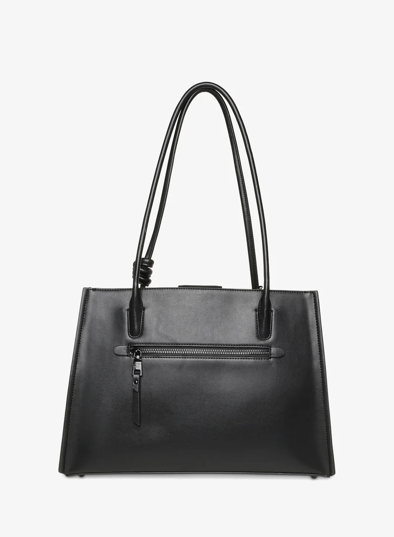 Steve Madden Bpowers Top Handle Logo Detail Tote