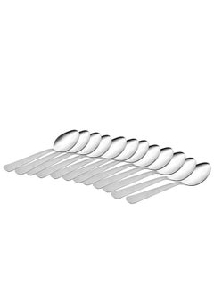 hoffmayer 12-Piece Stainless Steel Spoon Set 25CM Silver  - Image 1