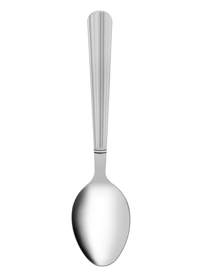 hoffmayer 12-Piece Stainless Steel Spoon Set 25CM Silver  - Image 3
