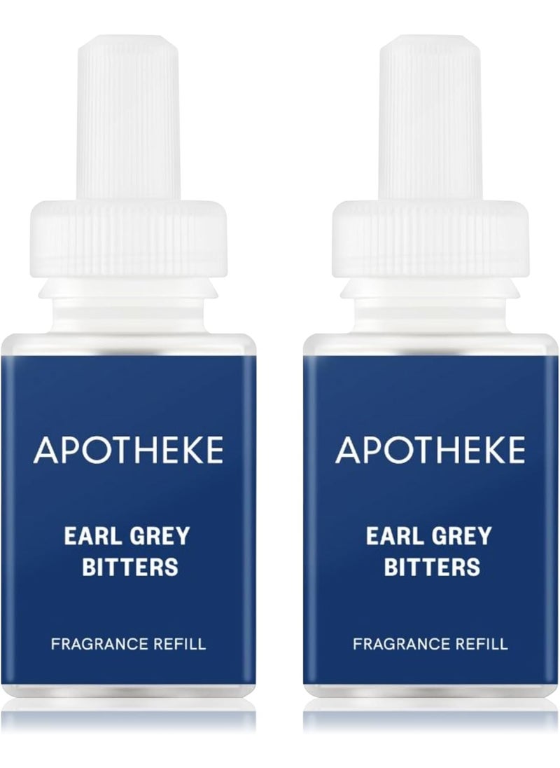 APOTHEKE Pura Smart Aromatherapy Diffuser Fragrance Refill by Apotheke (Earl Grey, 2-Pack) 