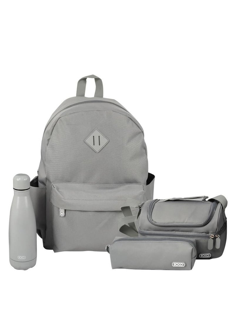 روكو حقيبة ظهر صلبة 4 في 1 مجموعة قيمة حقيبة ظهر مع ملحق