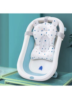 TOPINCN Bathing Tub Seat, Fixation Baby Bath Seat Cushion Adjustable Floating for Newborn for Bathroom (White Stars)  - Image 4