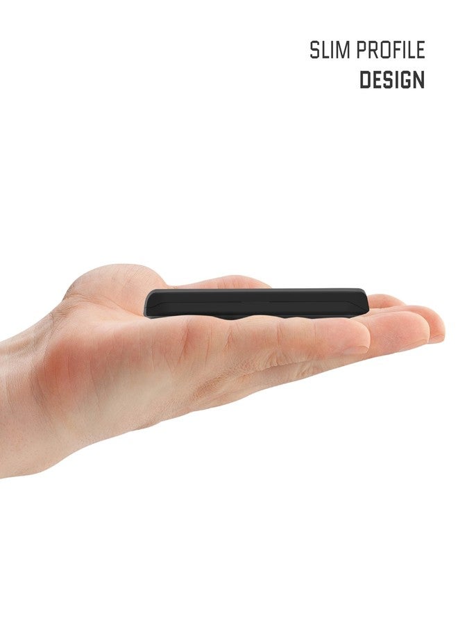 جوستك محفظة Ghostek Exec MagSafe لأجهزة iPhone والأجهزة المتوافقة مع حافظات Mag Safe - حامل بطاقات ائتمان مغناطيسي مع إغلاق مغناطيسي آمن، قابل للفصل بسهولة ويعمل كمسند (أسود) - Image 5