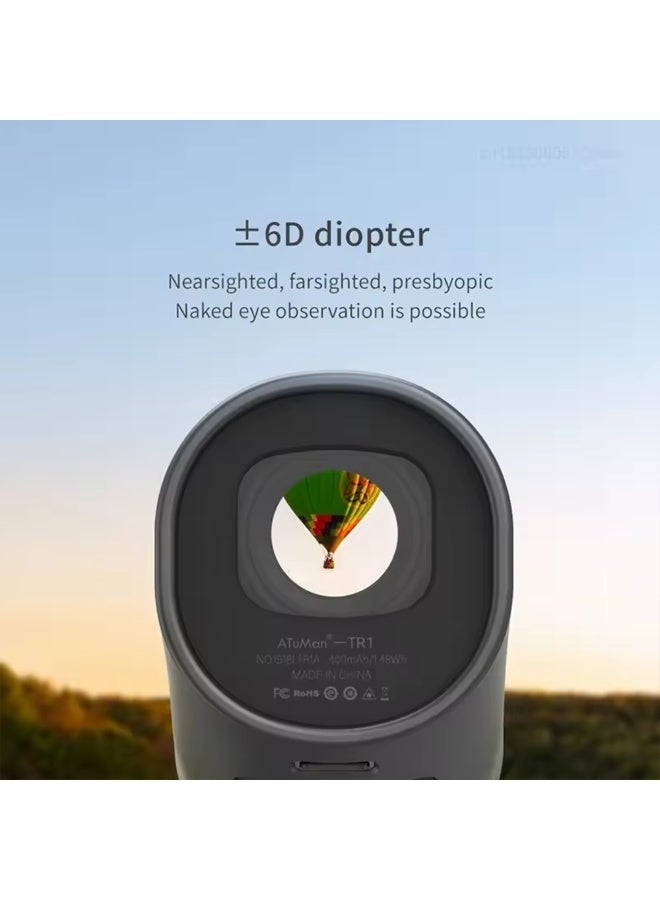 ATuMan Laser Golf Rangefinder with Slope,1200 Yards Range Finder with High-Precision, Flagpole Lock, Pulse Vibration, Rechargeable, 6X Magnification, HD View, Golf Accessories for Men and Women - Image 4