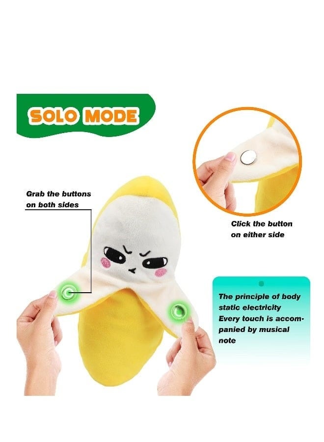 Musical Banana Toy for Kids - Interactive Banana Toy - Banana Piano Toy - Musical Banana Plush - Touch Sensor Musical Toy - Kids Piano Toy - Interactive Music Toy - Plush Musical Toy - Sensory Toy for Kids - Educational Toy - Cooperative Game - Electronic Music Toy - Sound & Music Toy - Funny Banana Toy - Soft Plush Toy - Kids Gift Toy - Musical Fruit Toy - Interactive Plush Toy - Touch Music Toy - Toddler Musical Toy - Group Play Toy - Sensory Development Toy - Fun Educational Toy - Musical Electronic Toy - Soft Banana Plush Toy - Image 3