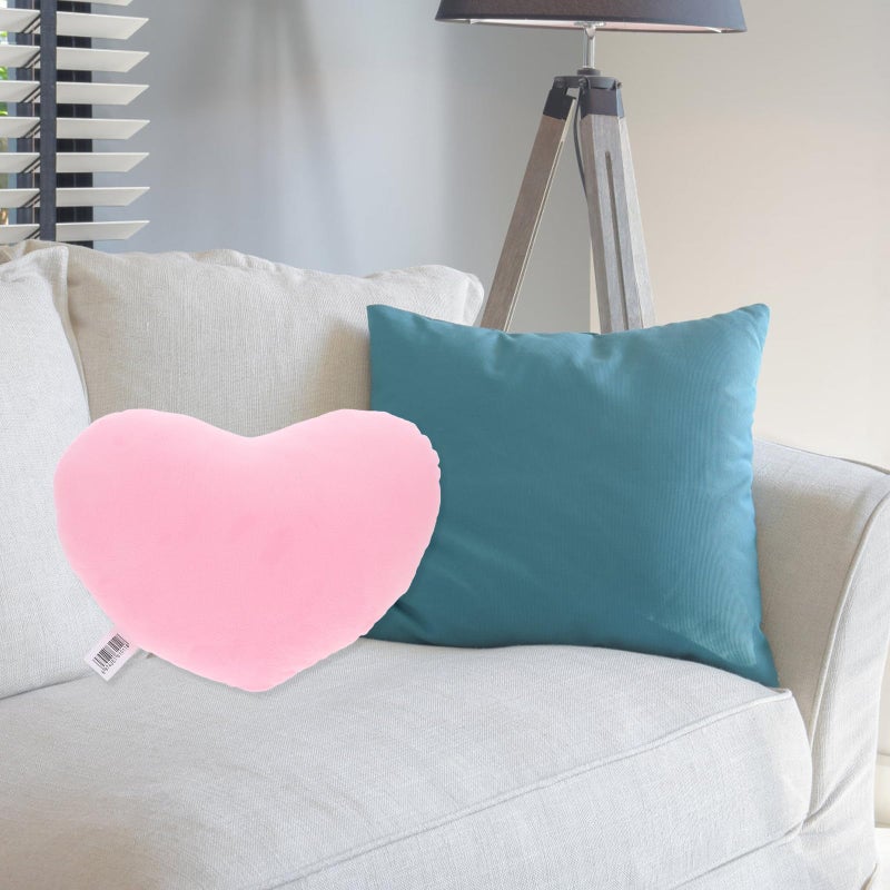 Heart Shaped Plush Throw Pillow 30cm Cute Decorative Cushion for Sofa Bedroom Living Room - Image 5
