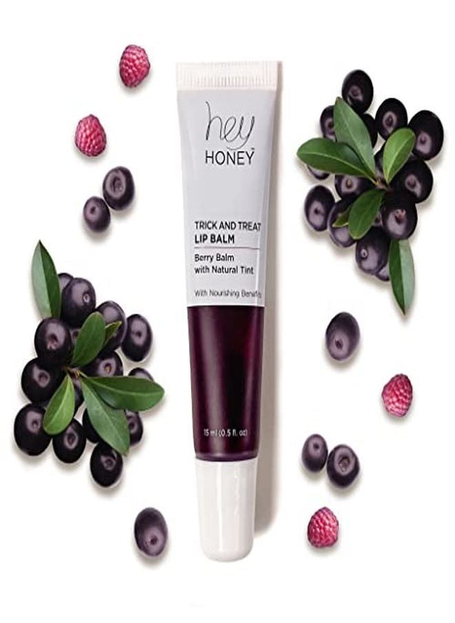 Hey Honey Trick & Treat Berry Lip Balm With Natural Tint  - Image 4
