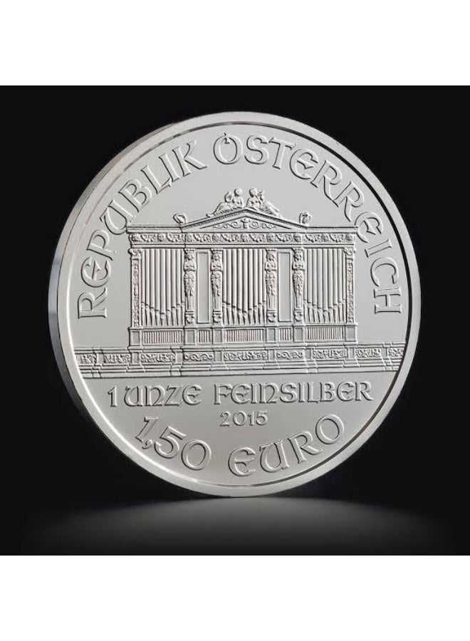 The Royal Mint 1oz Silver Austrian Philharmonic Coin 999.0 - Image 2