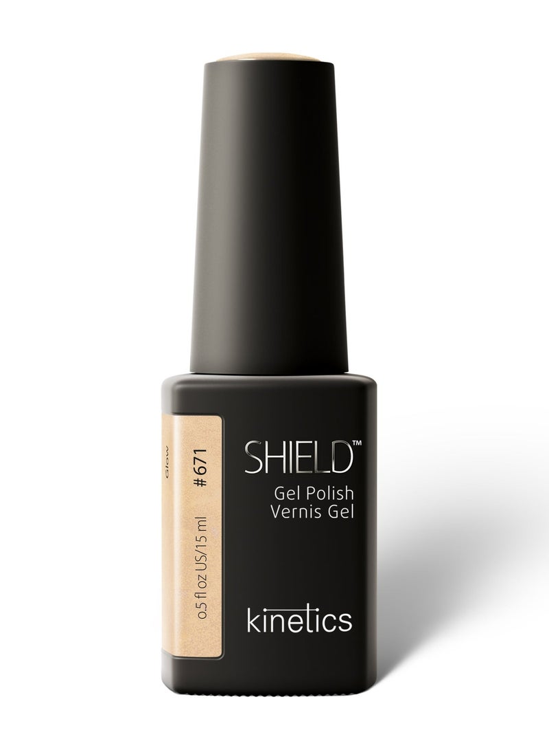 KINETICS SHIELD GEL POLISH 15 ML | #671 GLOW - Image 1
