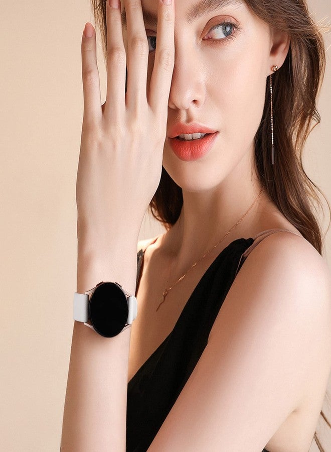 AK Silicone Band Compatible with Amazfit Bip 6 / Bip 5 Watch Band, Amazfit GTR 4 Bands, 22mm Soft Replacement Sport Strap for Amazfit Bip 6 / Bip 5 / GTR 4 Women Men (White) - Image 5