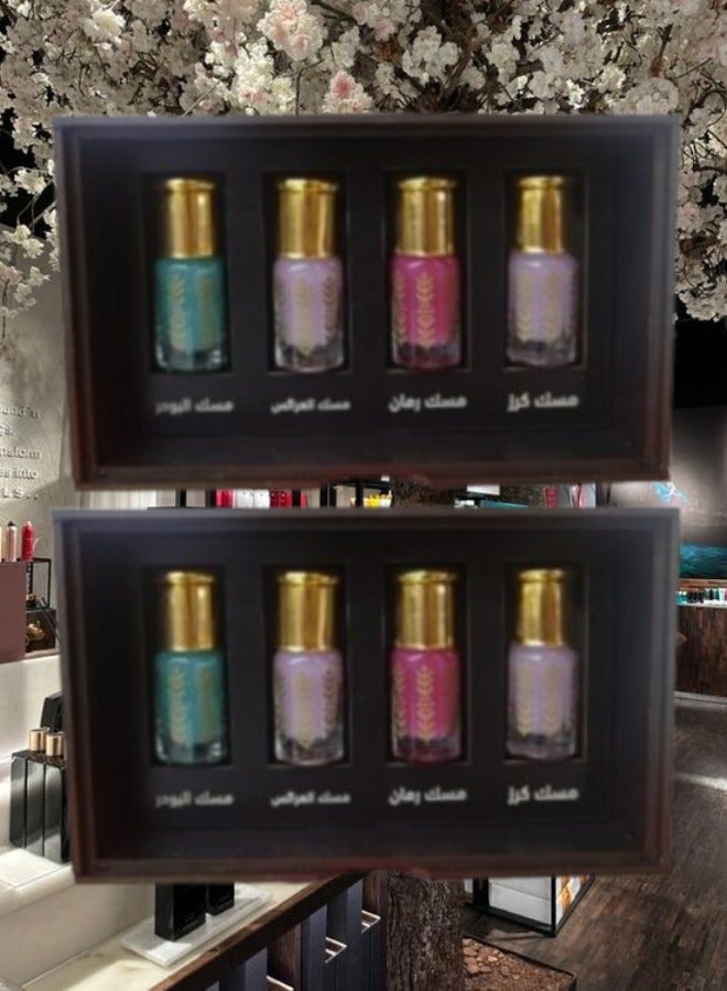 2 Pieces Perfume Oil Musk Set 3ml