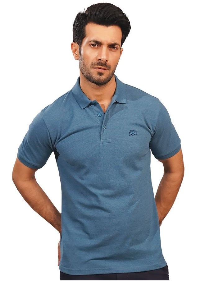 Mendeez Men’s Classic Basic Blue Cotton Regular Fit Polo Neck T Shirt Casual. - pzsku/ZDF5345BA975234324E23Z/45/_/1687243527/b910edd6-28a9-46b2-ba7b-f01c7f4a4ab5