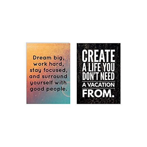 PAPER PLANE DESIGN Quote and Motivational Poster Set of 10 (Size 45 x 30 cm) d452 - Image 4