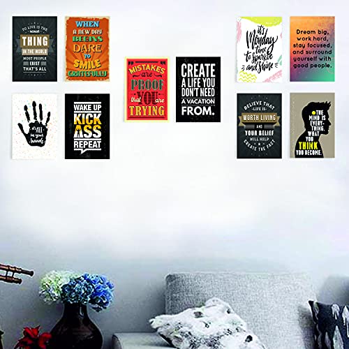 PAPER PLANE DESIGN Quote and Motivational Poster Set of 10 (Size 45 x 30 cm) d452 - Image 5