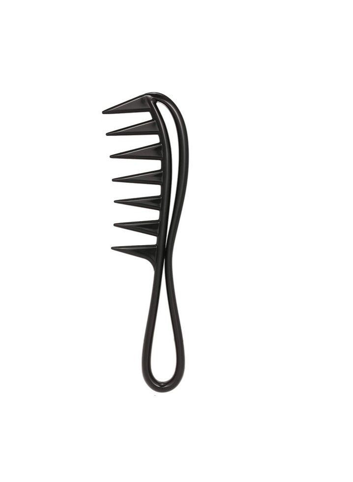 Hair Comb Hairstyle Wavy Long Curly Hair Care Detangling Wide Teeth Brush Hairdressing Styling Tool -1pc - Image 1
