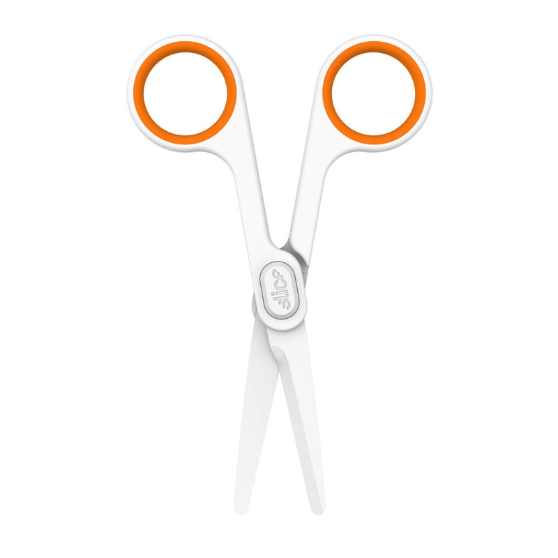 Slice 10544 Ceramic Scissors, Never Rusts, Finger Friendly, Food Grade, BPA,1 Pack, Rounded Tip - Image 1