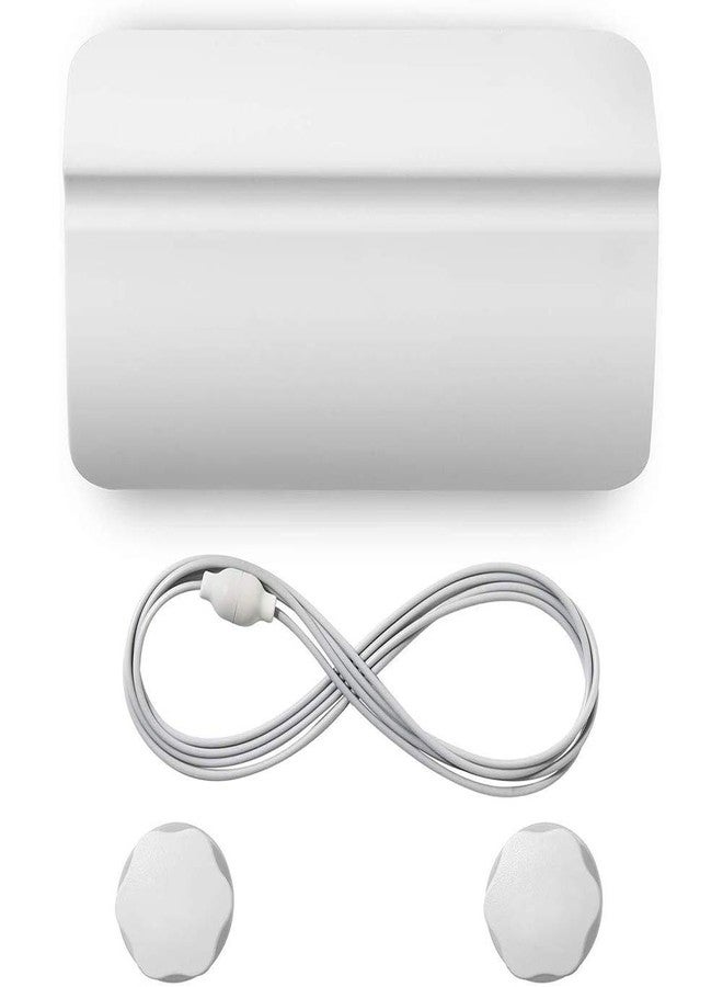 Tookie Automatic Pets Door Opener, Automotive Pet Dog Door Private Access Door, Cat Private Handle Pet Door, for Training Pets Dogs Cats Free-Access Entry Exit Room Toilet(White) - Image 1
