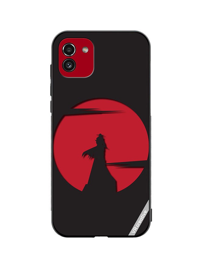 VR CREATIVE Protective Case Cover For Samsung Galaxy A03 Japanese Samurai Design Multicolour - Image 1