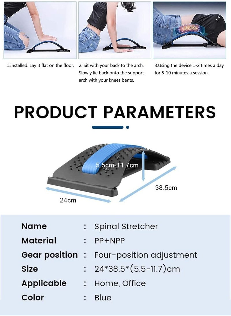 Beirui Lumbar spine reliever with adjustable back extension with magnetic points  - Image 2