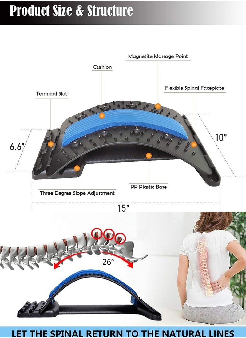 Beirui Lumbar spine reliever with adjustable back extension with magnetic points  - Image 3
