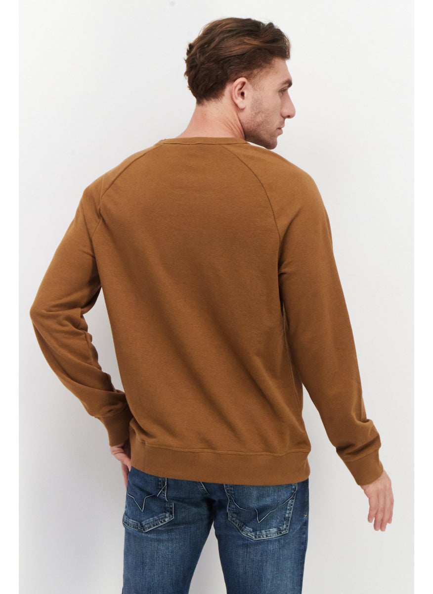 O'NEILL - Men Round Neck Graphic Print Long Sleeves Sweatshirt, Brown - Image 1