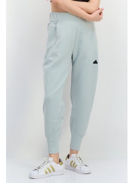 Women Regular Fit Brand Logo Outdoor Sweatpant, Light Grey