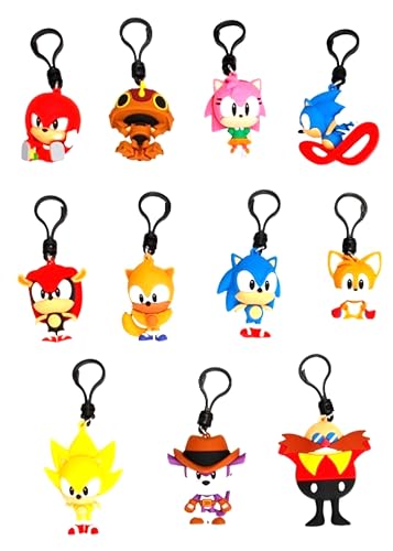 Monogram Sonic the Hedgehog Series 4-3D Foam Bag Clip Blind Bag - 1 Blind Bag - Image 1